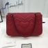 Gucci GG Marmont matelassé leather shoulder bag red 31cm